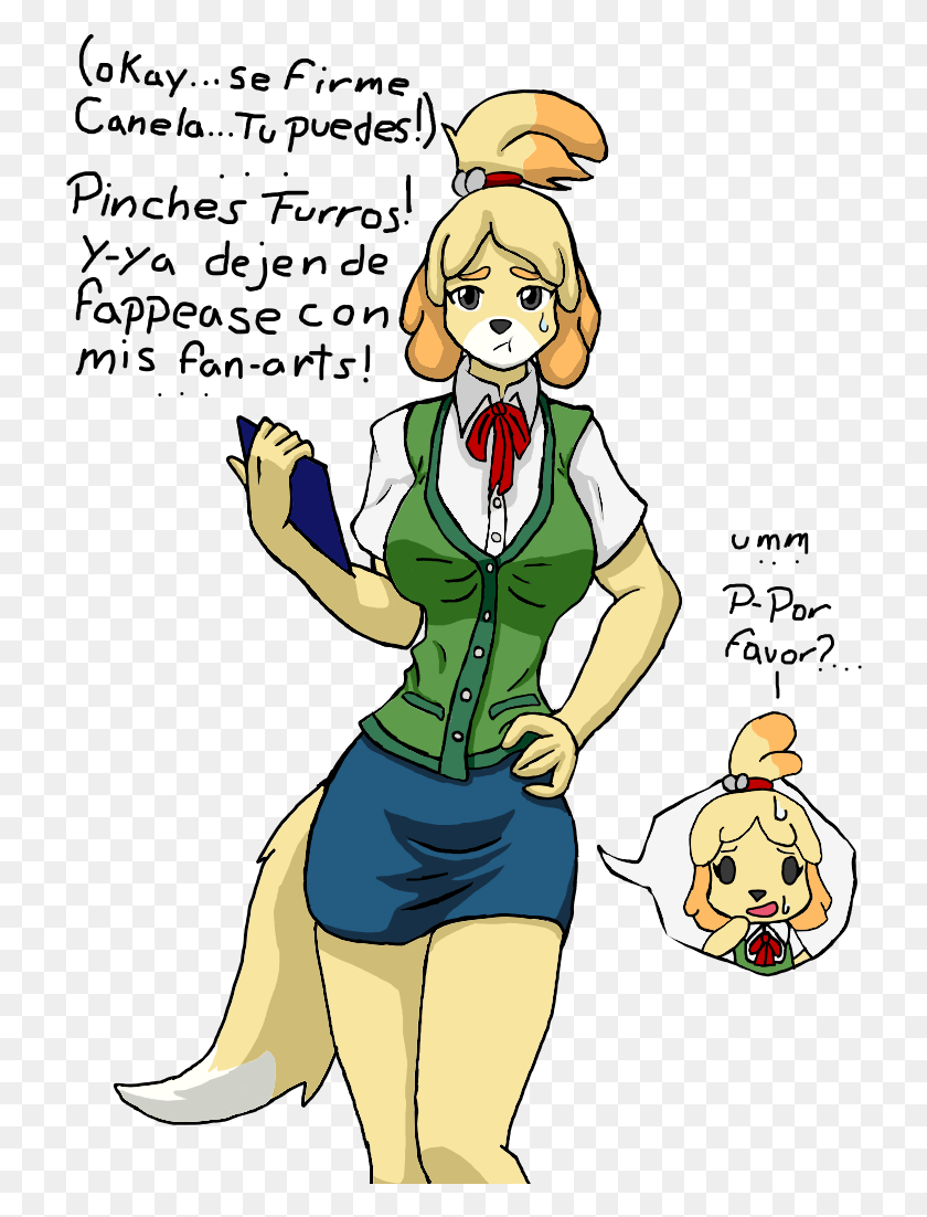 722x1042 Angry Angry Isabelle Animal Crossing, Persona, Humano, Libro Hd Png