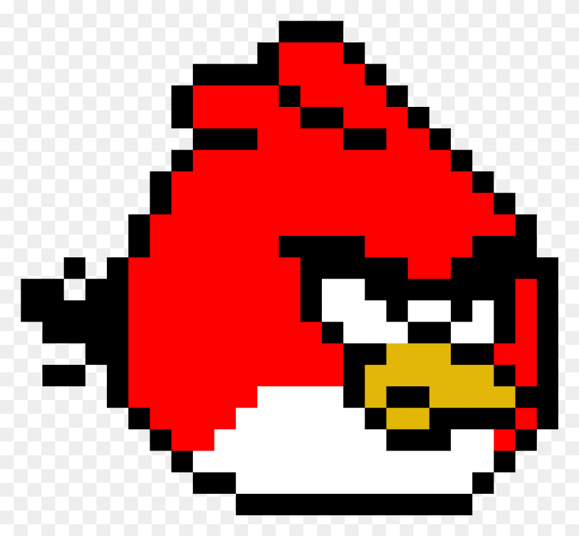 2501x2301 Descargar Angry Bird Red Pixel Art, Angry Bird, Primeros Auxilios, Pac Man Hd Png