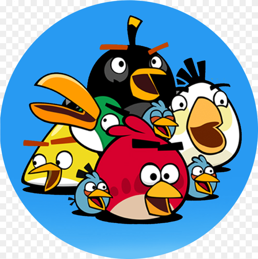 Angry Birds, Animal, Bird, Cartoon Sticker PNG