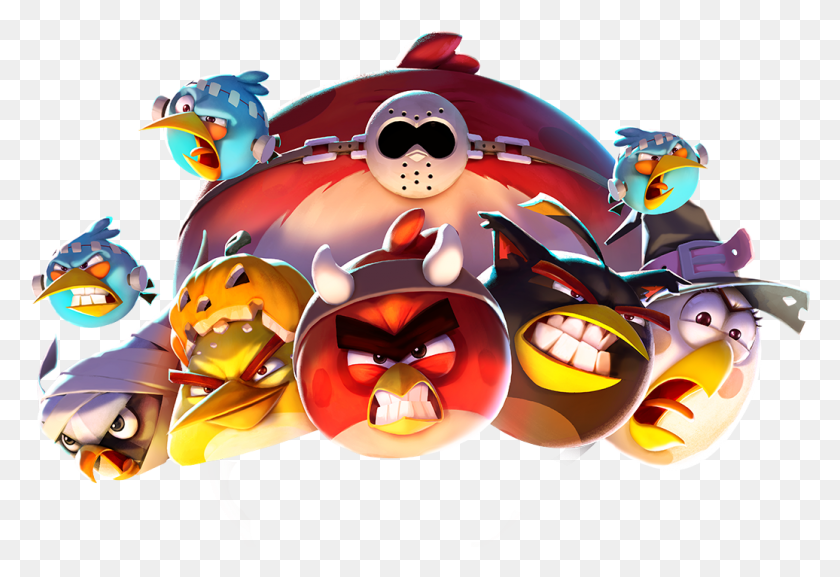 1036x687 Descargar Angry Birds 2 New Halloween Hat Set, Casco, Ropa, Vestimenta Hd Png