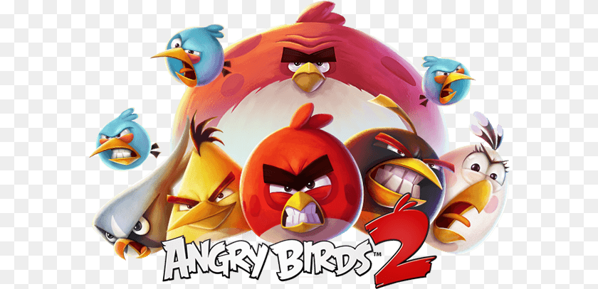 592x407 Angry Birds App Logo Logodix Angry Birds 2 Logo, Animal, Bird PNG