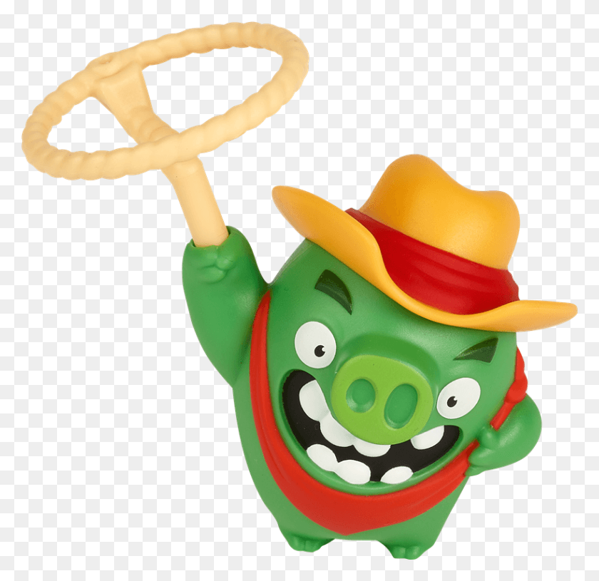 819x793 Angry Birds Happy Meal Angry Bird Pig Cowboy, Clothing, Apparel, Hat HD PNG Download