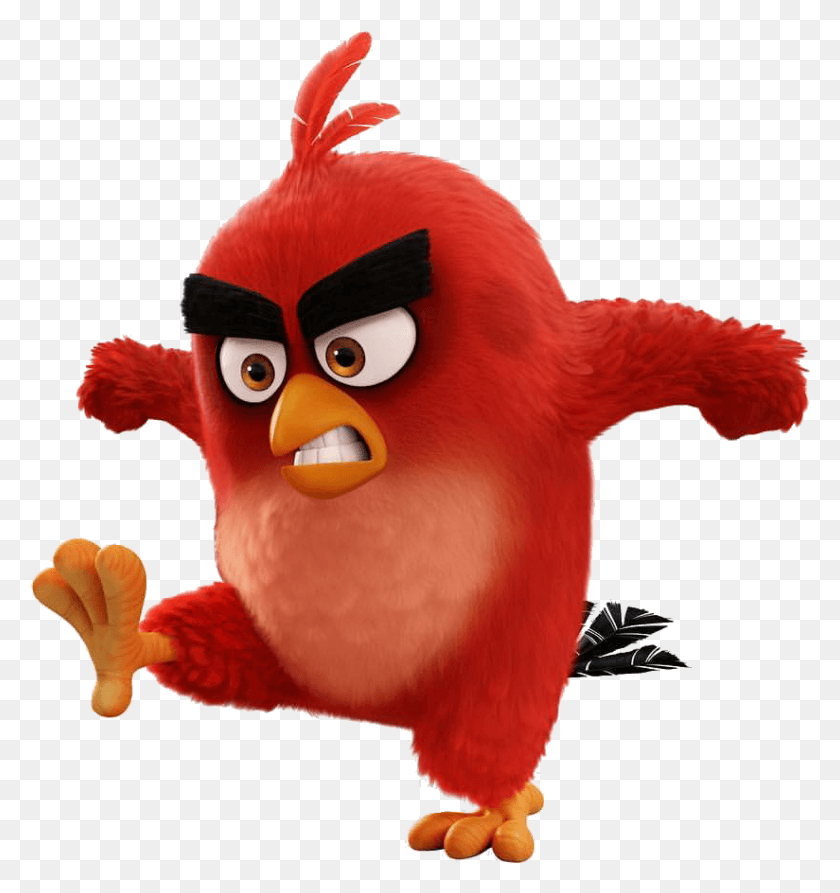 824x880 Angry Birds Movie Angry Birds Film Red, Toy HD PNG Download