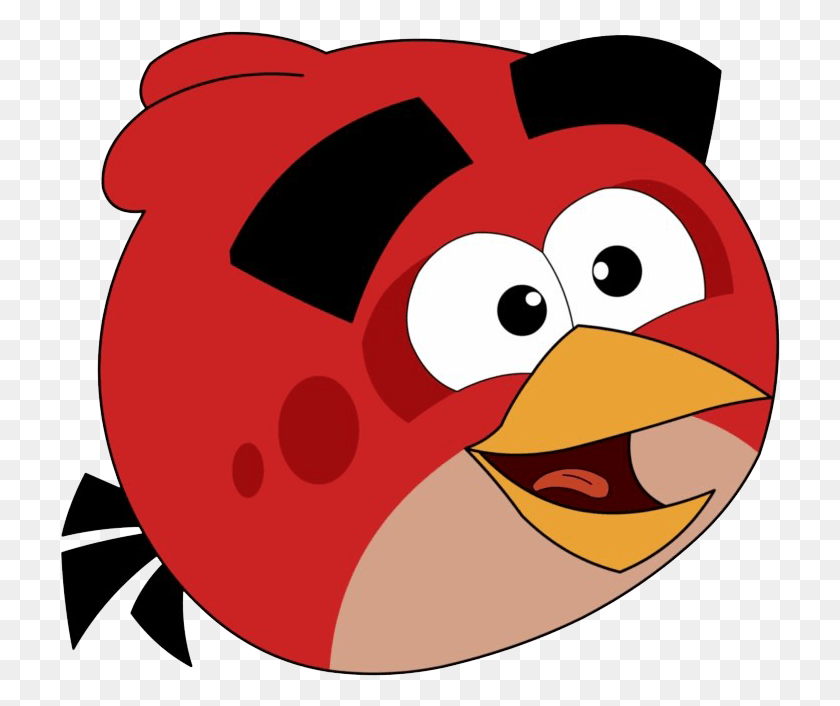 721x646 Descargar Png Angry Birds Red Image Background Angry Birds Amigos Rojo, Panda Gigante, Oso, La Vida Silvestre Hd Png