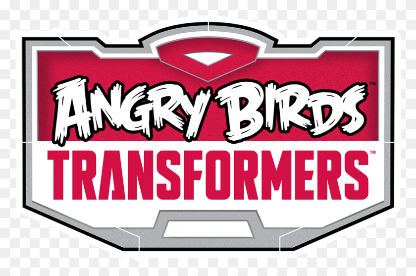 965x615 Angry Birds Transformers Logo, Label, Text, Poster HD PNG Download