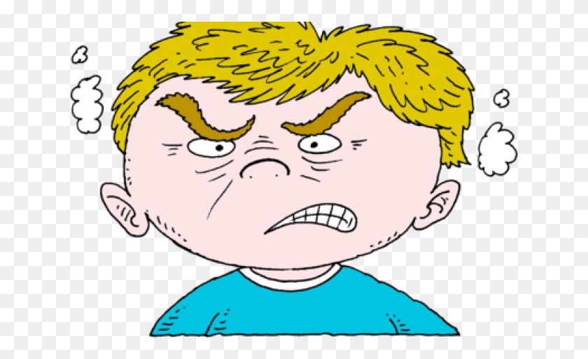 641x453 Angry Boy Clip Art, Person, Human, Face HD PNG Download