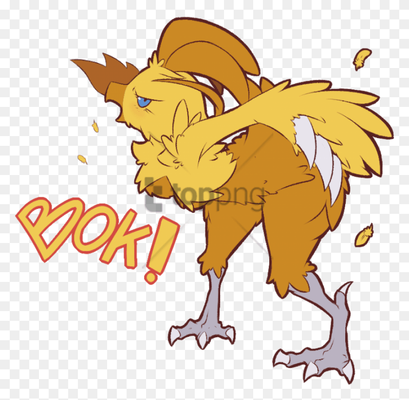 850x832 Angry Chicken Noises Chicken Pokemon, Poultry, Fowl, Bird HD PNG Download