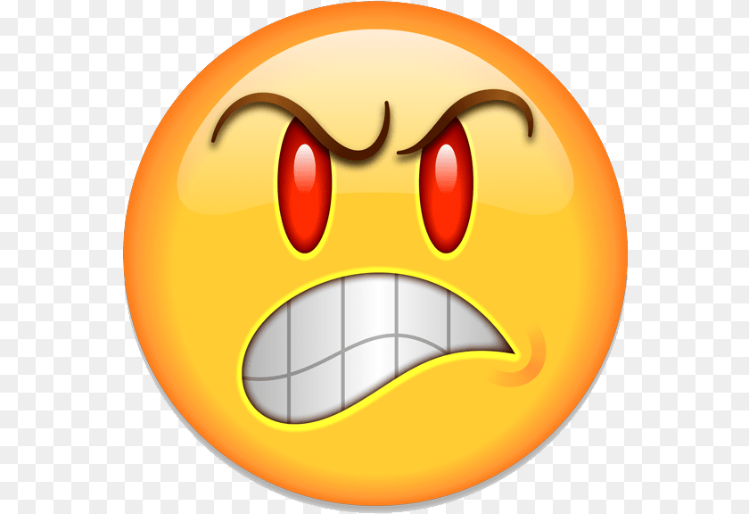 569x576 Angry Emoji Background Angry Emoji, Food, Astronomy, Logo, Moon Transparent PNG