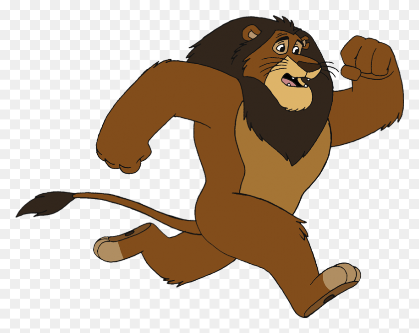 851x665 Angry Lion Clipart Animated Images Of Running, Ape, Wildlife, Mammal HD PNG Download