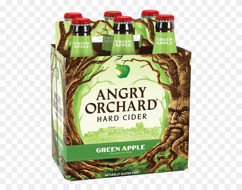 491x600 Angry Orchard Green Apple Rose Cider Angry Orchard, Beverage, Drink, Alcohol HD PNG Download