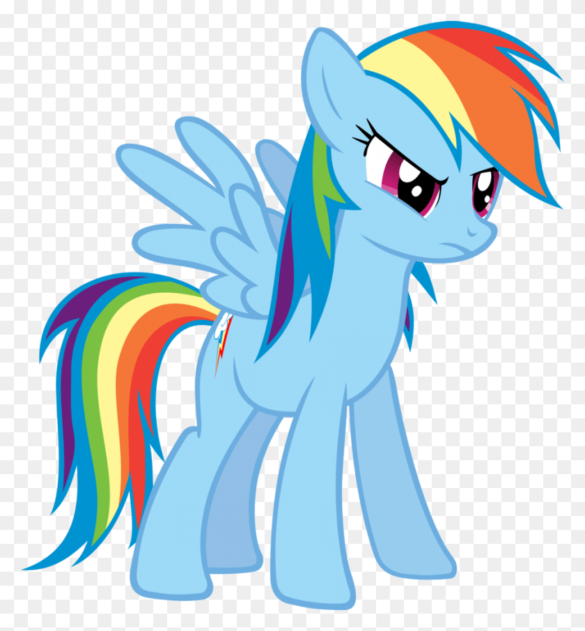 900x975 Angry Rainbow Dash Safe Simple Background Spread Rainbow Dash Angry Vector, Graphics, Clothing HD PNG Download