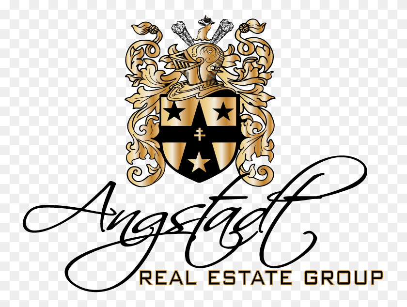 745x574 Angstadt Real Estate Group Logo Crest, Text, Symbol, Poster HD PNG Download