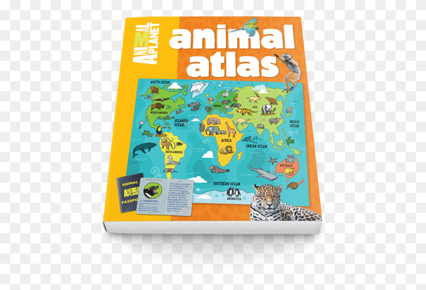446x512 Animal Atlas Cover2c Larger, Advertisement, Flyer, Poster HD PNG Download