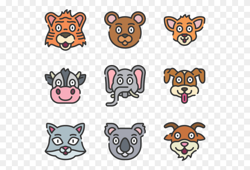 541x513 Animal Avatars, Label, Text, Halloween HD PNG Download
