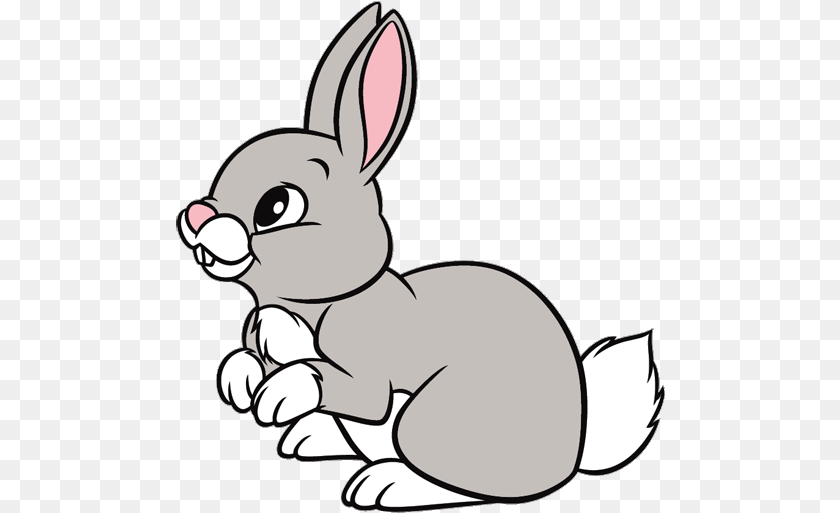 490x513 Animal Clipart Rabbit Transparent For Rabbit Clipart, Mammal, Baby, Person, Face Sticker PNG