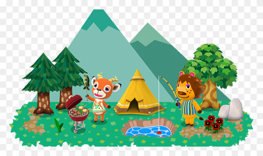 1280x720 Animal Crossing Official Art, Развлекательные Мероприятия, Цирк, Палатка Hd Png Скачать