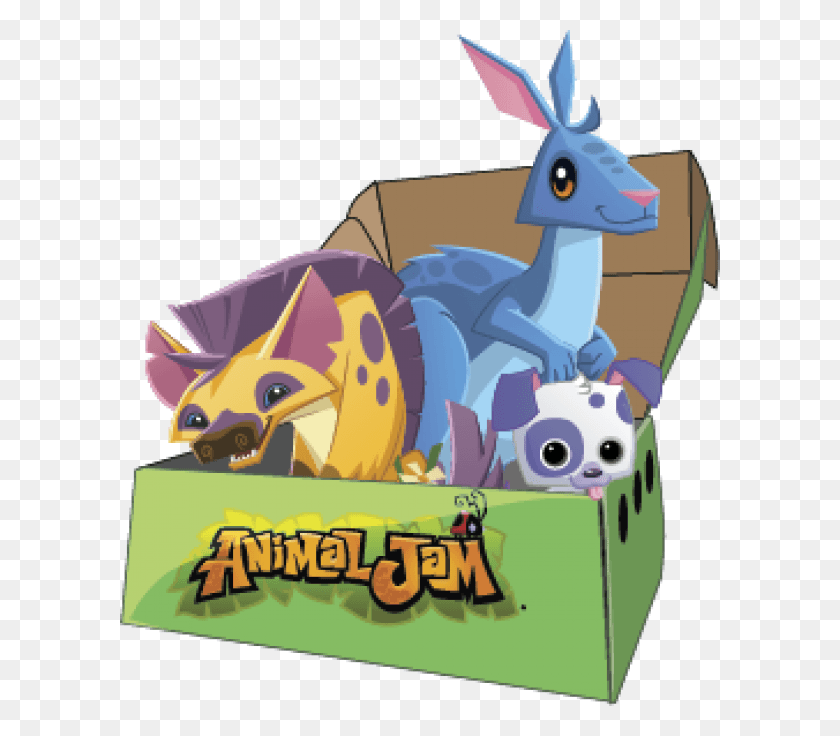 600x676 Animal Jam Box Cartoon, Animal, Mamífero, La Vida Silvestre Hd Png