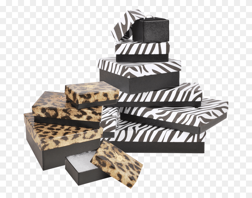 685x598 Animal Print Box, Wedding Cake, Cake, Dessert HD PNG Download