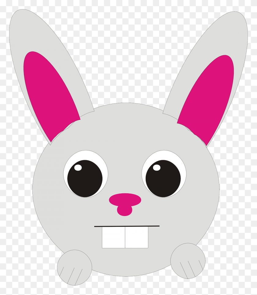 1105x1280 Animal Rabbit Head Rabbit Head Clip Art, Stencil, Soccer Ball HD PNG Download