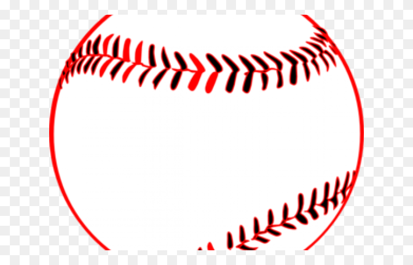 640x480 Анимированный Бейсбол Клипарт Бейсбол Красные Строчки Бесплатный Вектор, Командный Вид Спорта, Спорт, Команда Hd Png Скачать