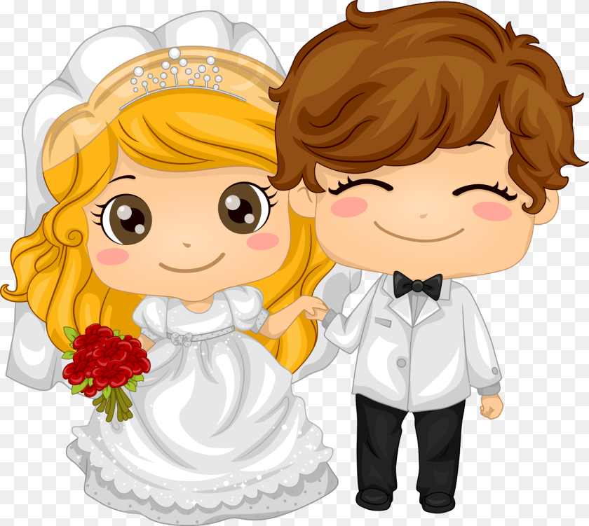 Animated Bride And Groom, Flower Arrangement, Plant, Flower, Flower Bouquet Sticker PNG