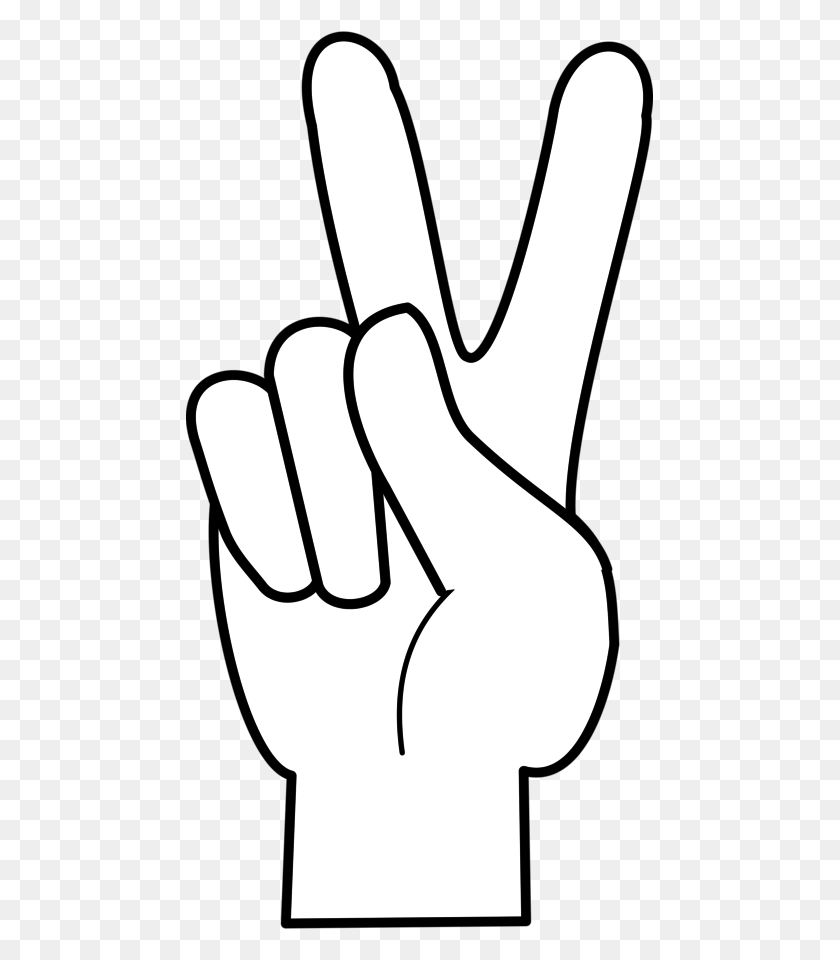 467x900 Animated Hand Peace Sign, Scissors, Blade, Weapon HD PNG Download