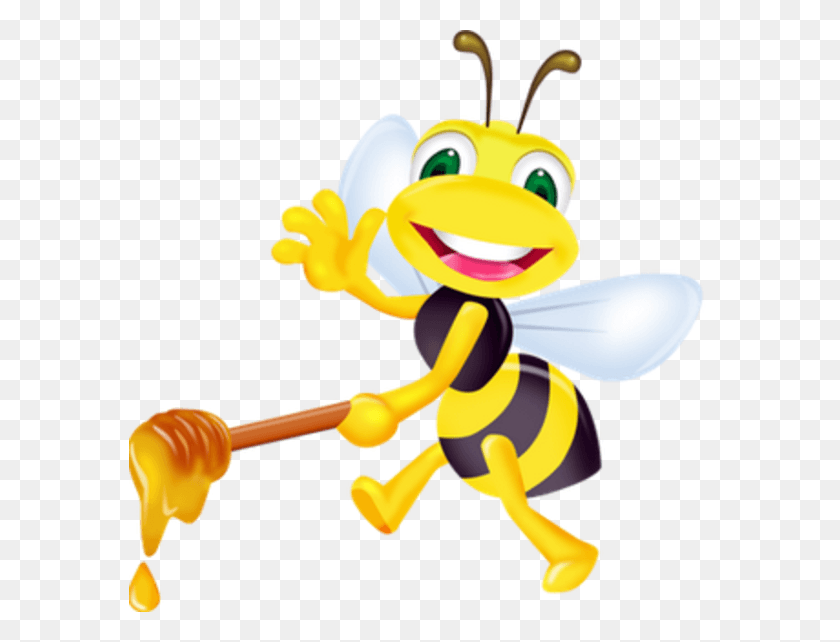 582x582 Анимированные Медоносные Пчелы, Животные, Беспозвоночные, Насекомые, Hd Png Скачать