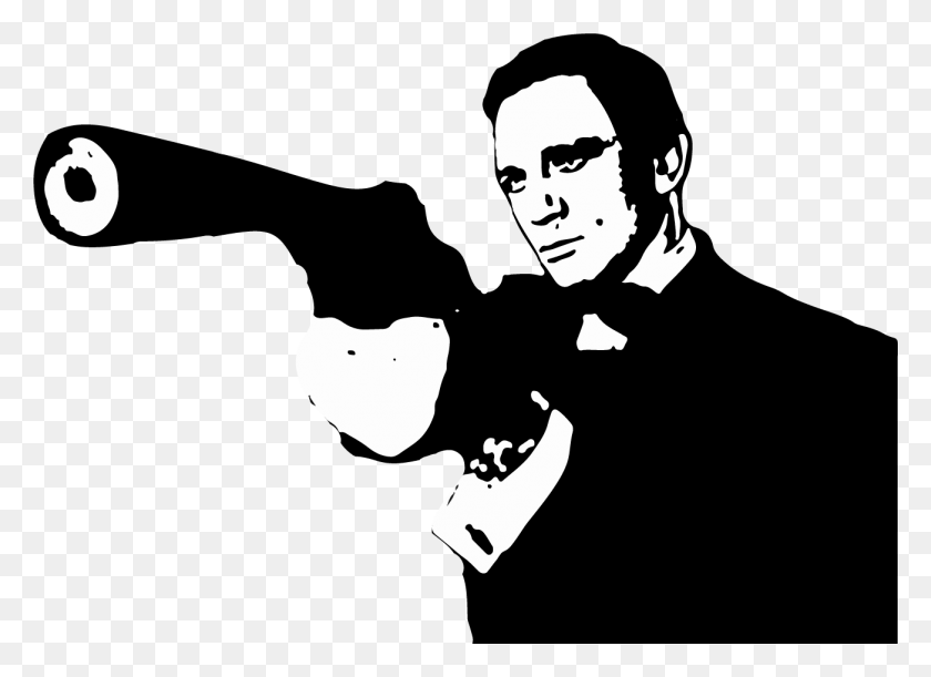1303x921 Animated James Bond Cartoon, Person, Human, Stencil HD PNG Download