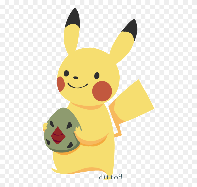 480x737 Animated Pikachu Gif By Ditto09 Easter Pikachu By Ditto Cartoon, Sweets, Food, Confectionery HD PNG Download