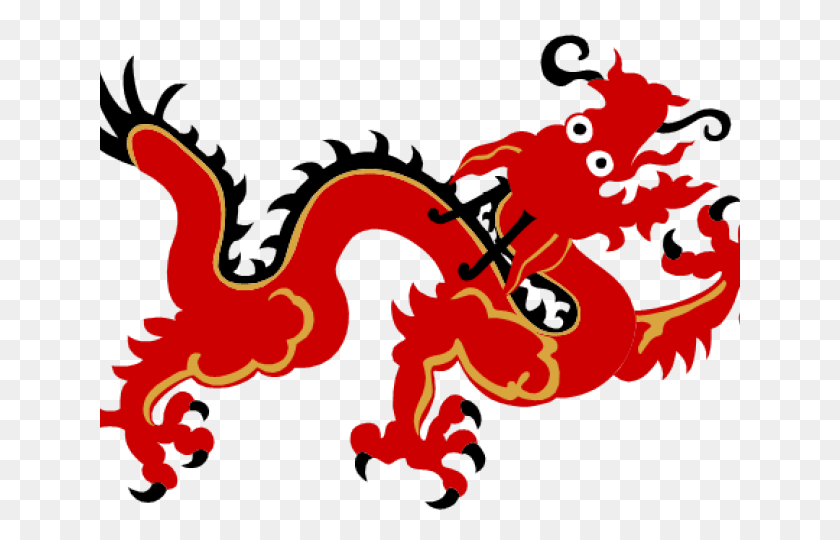 640x480 Анимированный Красный Китайский Дракон, Дракон, Плакат, Реклама Hd Png Скачать