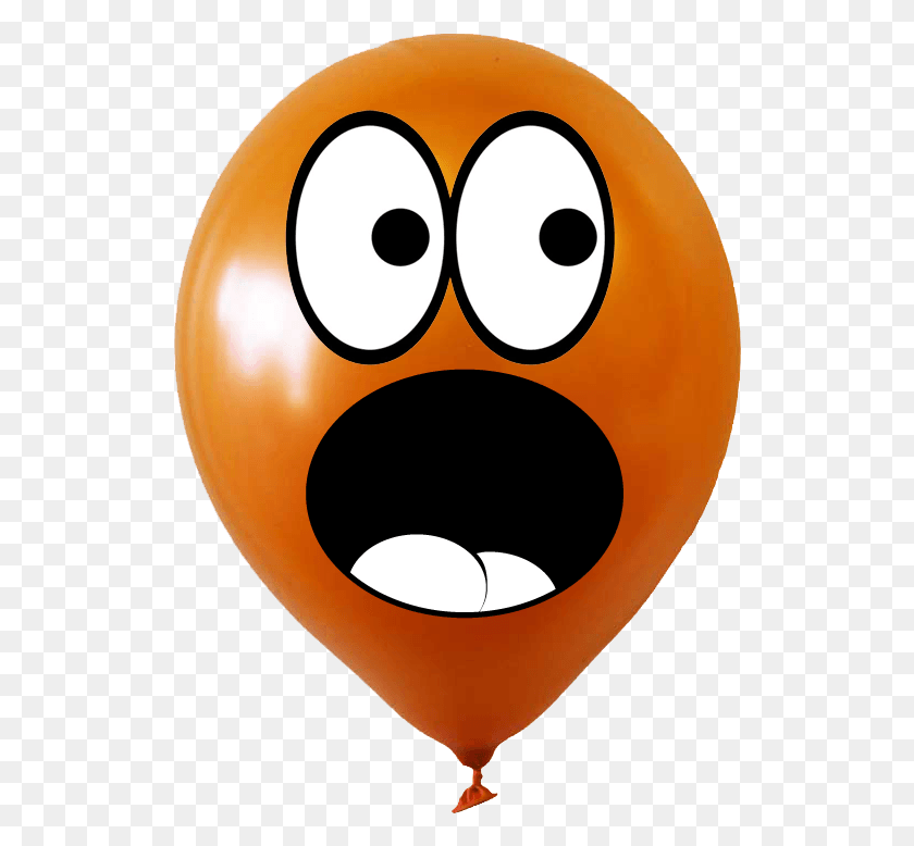 522x718 Animated Scared Face Balloon Animations, Ball, Pac Man, Pillow HD PNG Download