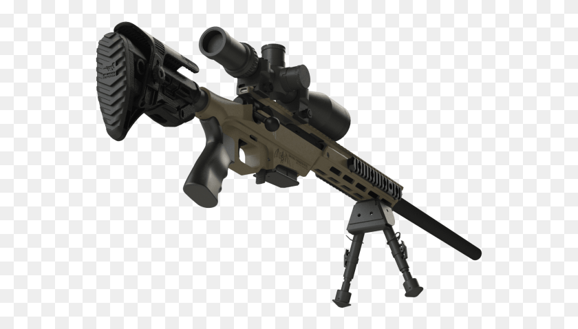 563x418 Animated Sniper Clipart Photo Assault Rifle, Gun, Weapon, Weaponry HD PNG Download