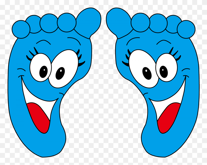 1430x1118 Animation Cute Feet Transprent Free Feet Animation, Footprint HD PNG Download