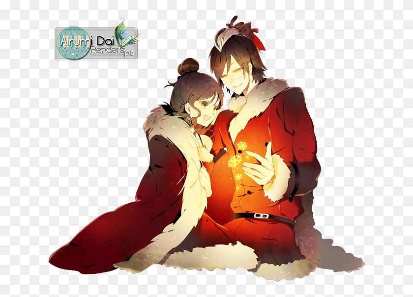 646x545 Anime Anime Navidad, Person, Human, Book HD PNG Download