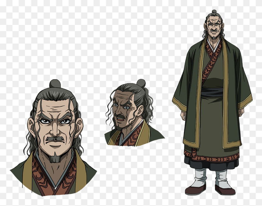 812x627 Anime Character With Man Bun Illustration, Clothing, Apparel, Person HD PNG Download