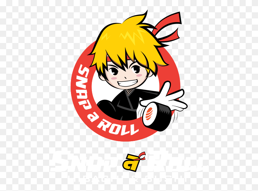 516x562 Descargar Png Anime Clipart Rock And Roll Kid Sushi Logotipo De Anime, Cartel, Anuncio, Libro Hd Png