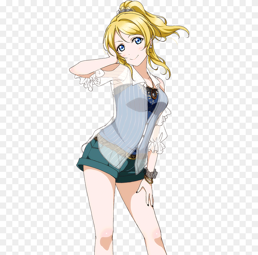 Anime Eli Ayase, Adult, Publication, Person, Woman Clipart PNG