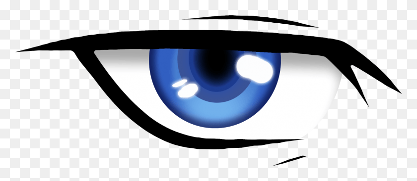 1706x670 Anime Eye Anime Blue Eyes, Outdoors, Nature, Lamp HD PNG Download