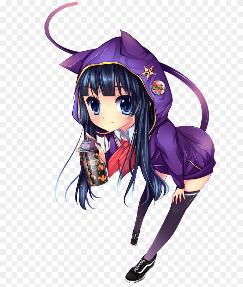 Anime Girl, Book, Publication, Comics, Adult Sticker PNG