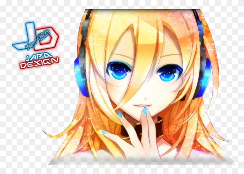 810x562 Anime Girl Clipart Headphone Nightcore People, Manga, Comics, Book HD PNG Download