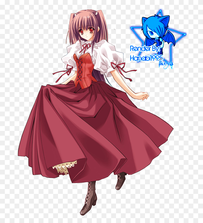 704x860 Anime Girl Dress, Dance Pose, Leisure Activities, Performer HD PNG Download