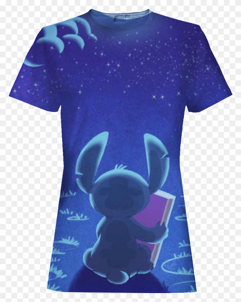 786x1000 Anime Lilo Stitch 3d T Shirt, Clothing, Apparel, T-shirt HD PNG Download
