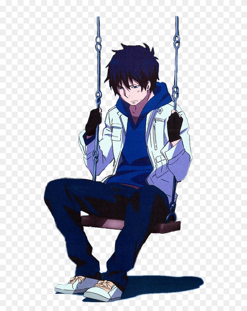 547x997 Anime Manga Rin Okumura Aonoexorcist Blueexorcist Ao No Exorcist Rin Official Art, Comics, Book, Person HD PNG Download