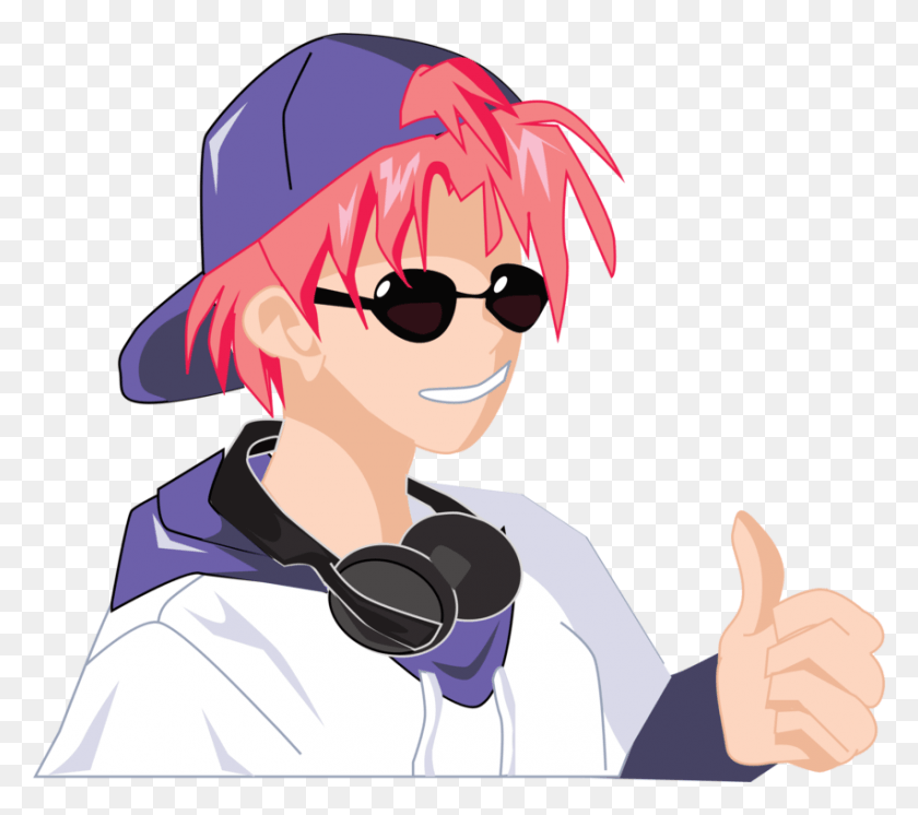 852x750 Anime Mangaka Boy Male Anime Boys With Cool Sunglasses, Person, Human, Accessories HD PNG Download