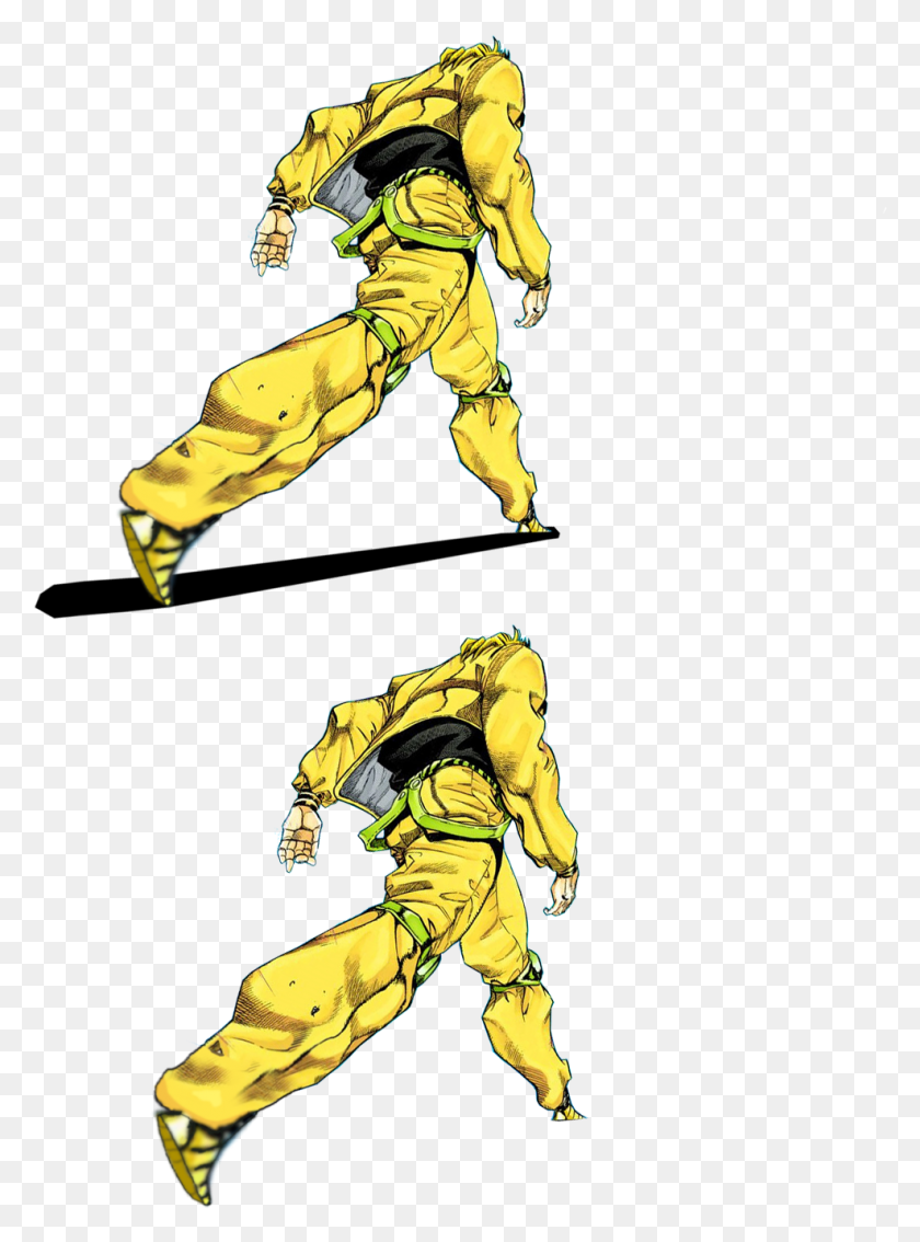 987x1360 Anime Part 3dio Dio Walking Meme Template, Person, Human, Astronaut HD PNG Download