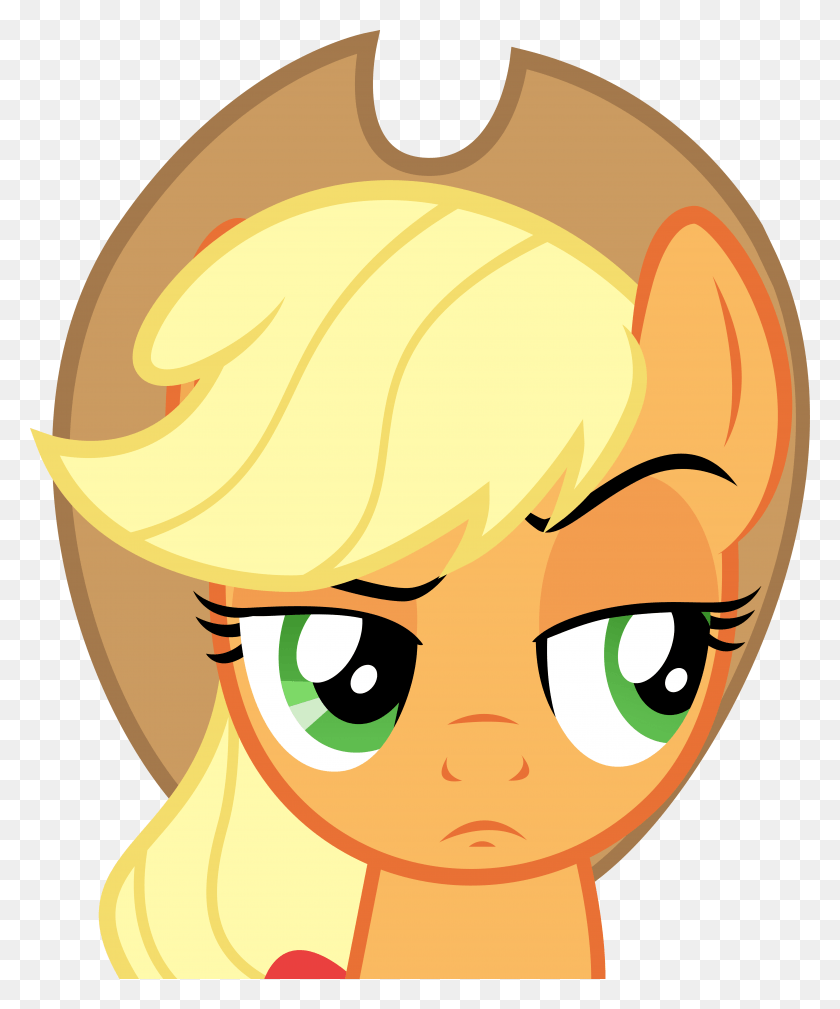 5645x6875 Anime Raised Eyebrow Applejack Eyebrow Raise, Outdoors, Face, Label HD PNG Download