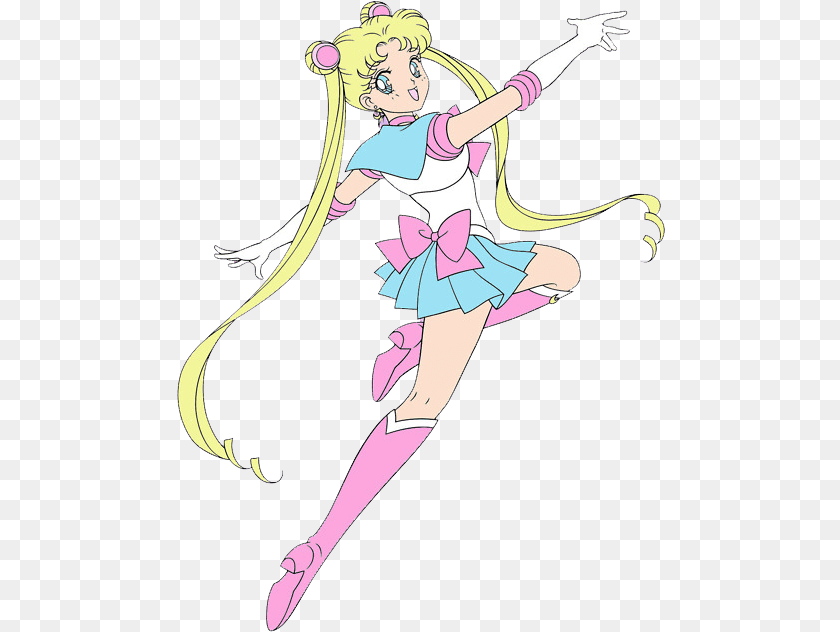 489x632 Anime Sailor Moon Transparent Usagi Tsukino Transparent Anime Sailor Moon Transparent, Person, Leisure Activities, Dancing, Adult Clipart PNG