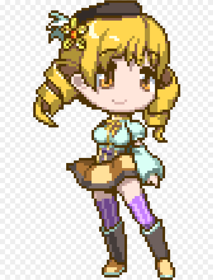 Anime Sprite Pixel Art Maker Anime, Book, Comics, Publication, Person Sticker PNG