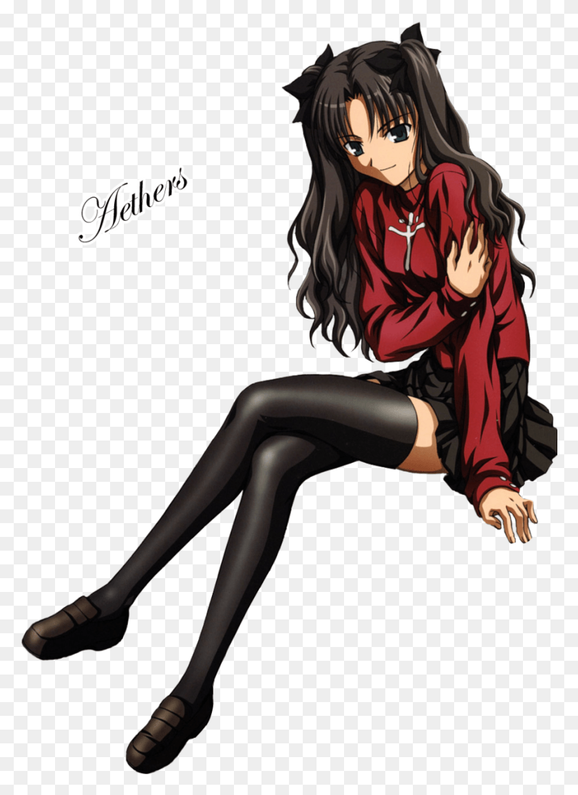 895x1257 Anime Transparent Sticker Fate Stay Night, Person, Human, Comics HD PNG Download