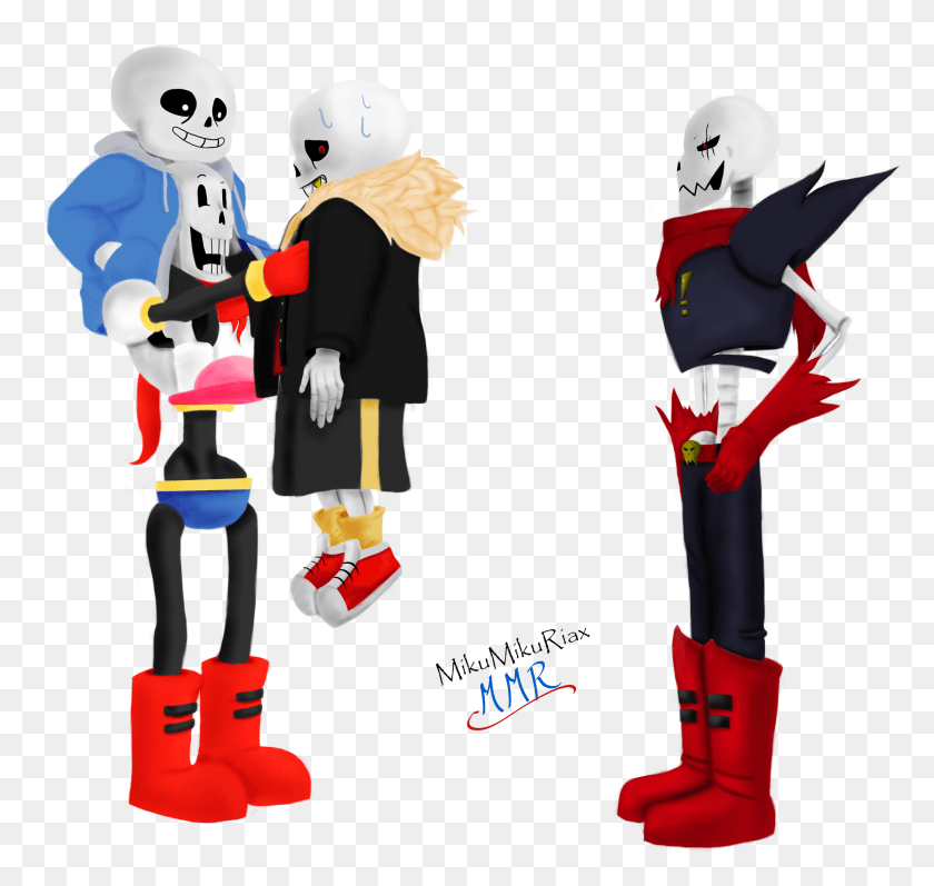 2844x2690 Anime Undertale Papyrus Sans, Person, Human, Performer HD PNG Download